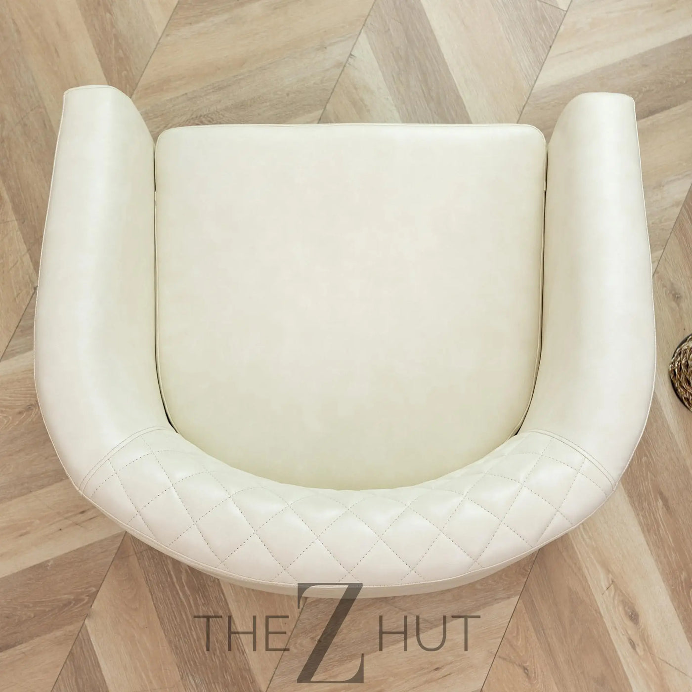 29" W Faux Leather Barrel Chairs Set of 2, Modern PU Upholstered Tufted Club Chairs with Nailhead Trim, Small Armchairs Accent Chairs for Living Room Bedroom Apartment Lounge Nursery, Green THE Z HUT
