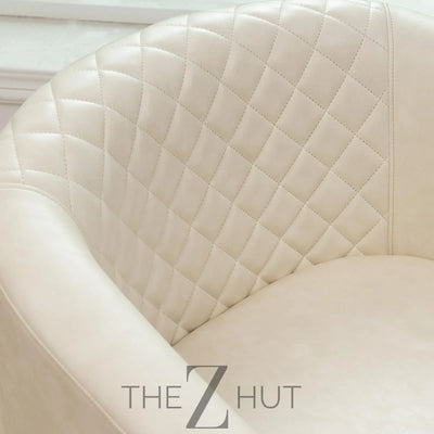 29" W Faux Leather Barrel Chairs Set of 2, Modern PU Upholstered Tufted Club Chairs with Nailhead Trim, Small Armchairs Accent Chairs for Living Room Bedroom Apartment Lounge Nursery, Green THE Z HUT