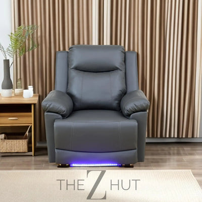 A Ainehome Furniture 3PC Sectional Sofa Living Room Office Sofa Set Electric Motion Sofa Loveseat Reclining Sofa(A-Grey, 3 Piece Set) THE Z HUT