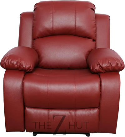 Bonded Leather 3-Piece Sofa Set, Blue, Manual Recline, Loveseat, Storage, Coffee Table, Artificial Leather, Living Room THE Z HUT