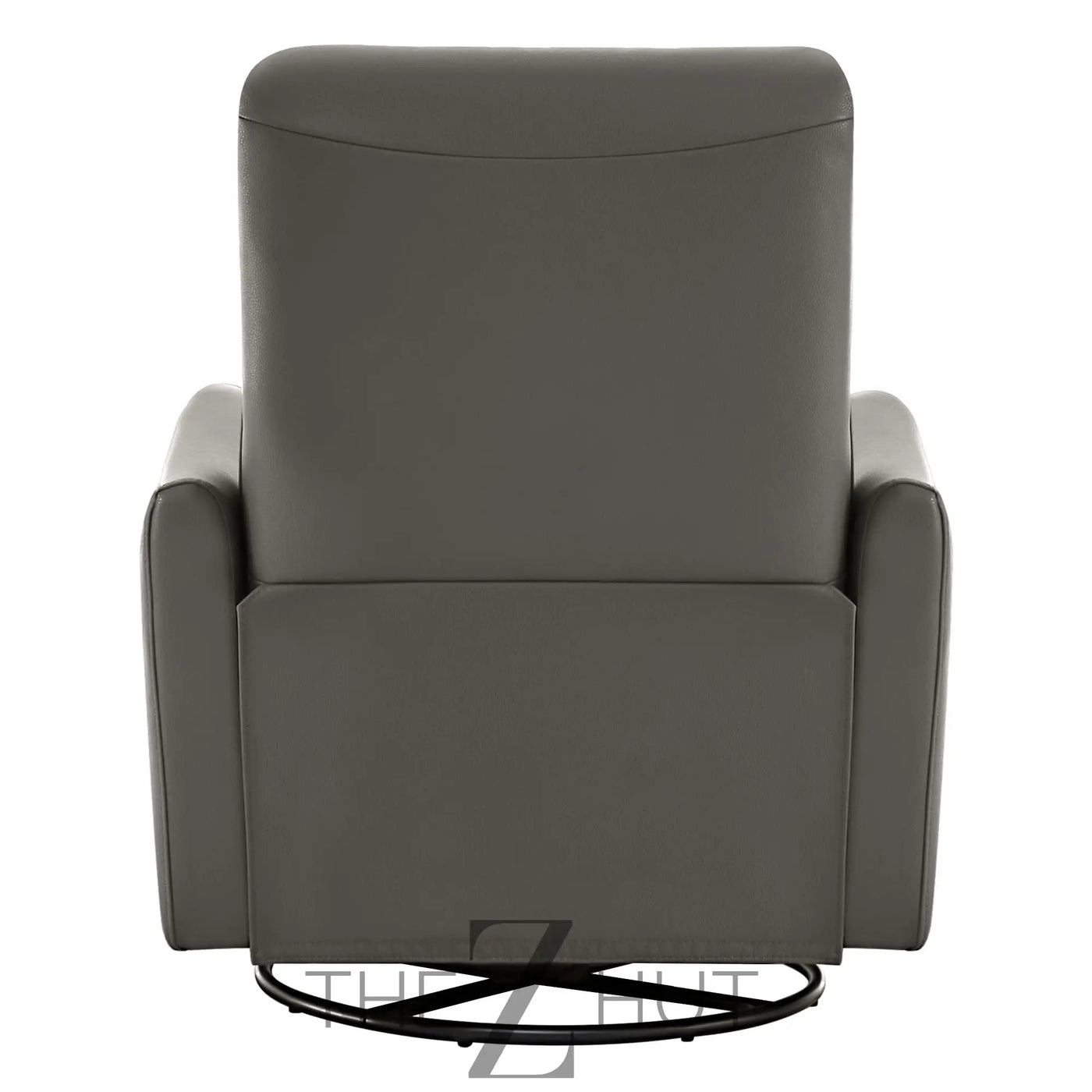 CHITA Power Recliner Chair Swivel Glider, FSC Certified Upholstered Faux Leather Living Room Nursery Reclining Sofa Chair with Lumbar Support, Cognac Brown THE Z HUT