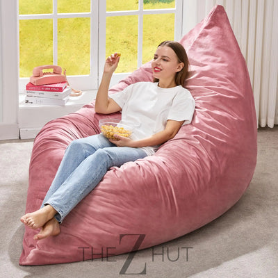Hobestluk 3 in 1 Bean Bag Chair Giant Bean Bag Chairs Convertible Bean Bag Floor Cushion with Machine Washable Cover, Beanbag Chairs for Adult (Dark Grey) THE Z HUT