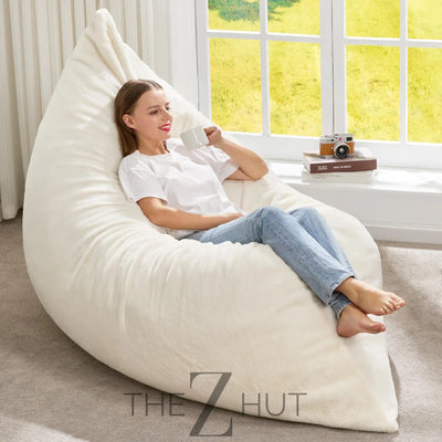 Hobestluk 3 in 1 Bean Bag Chair Giant Bean Bag Chairs Convertible Bean Bag Floor Cushion with Machine Washable Cover, Beanbag Chairs for Adult (Dark Grey) THE Z HUT