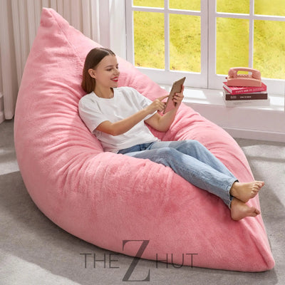 Hobestluk 3 in 1 Bean Bag Chair Giant Bean Bag Chairs Convertible Bean Bag Floor Cushion with Machine Washable Cover, Beanbag Chairs for Adult (Dark Grey) THE Z HUT