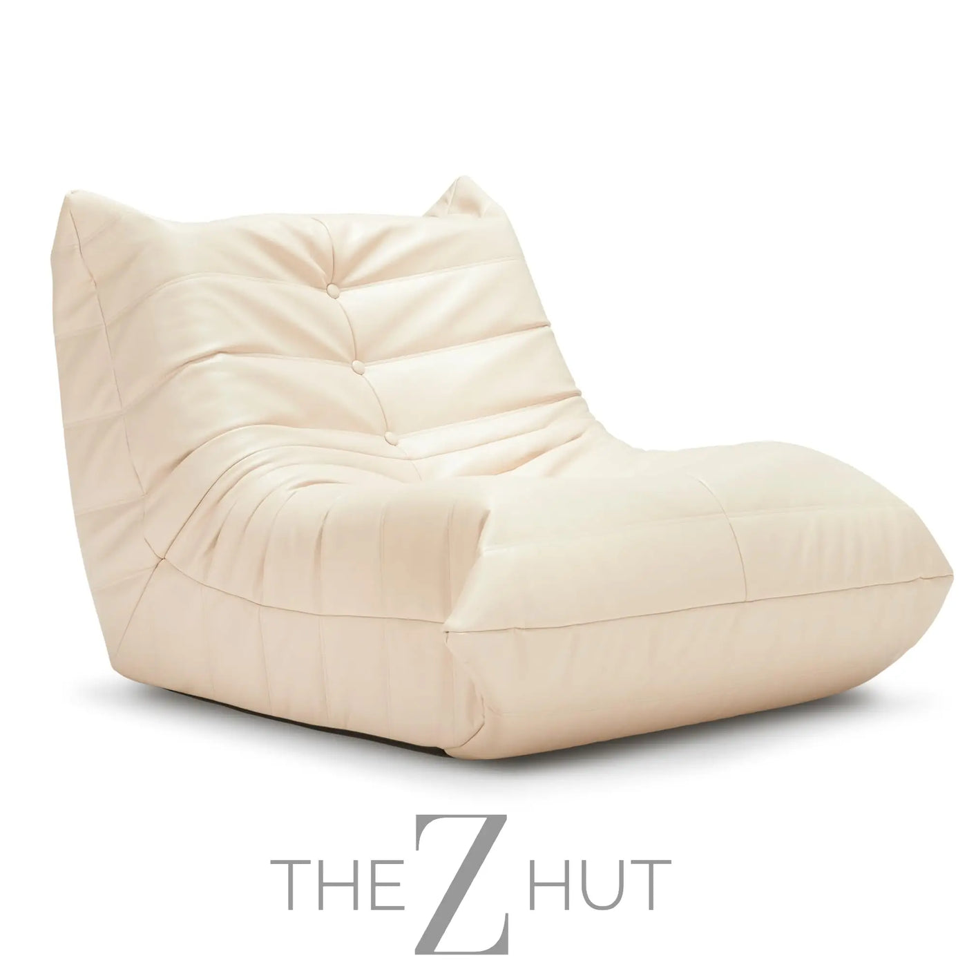 Hobestluk Bean Bag Chair Giant Bean Bag Sofa Memory Foam Bean Bag Chairs for Adults, Bean Bag Couches Faux Leather Bean Bag Chairs for Living Room Bedroom Dorm Office (Brown) THE Z HUT