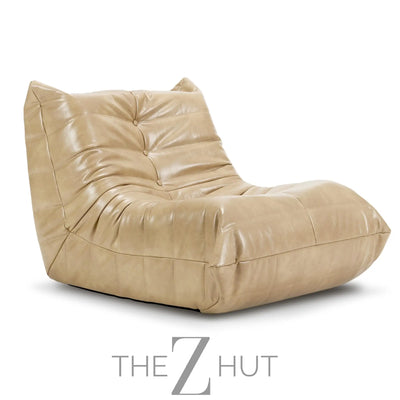 Hobestluk Bean Bag Chair Giant Bean Bag Sofa Memory Foam Bean Bag Chairs for Adults, Bean Bag Couches Faux Leather Bean Bag Chairs for Living Room Bedroom Dorm Office (Brown) THE Z HUT