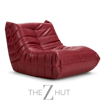 Hobestluk Bean Bag Chair Giant Bean Bag Sofa Memory Foam Bean Bag Chairs for Adults, Bean Bag Couches Faux Leather Bean Bag Chairs for Living Room Bedroom Dorm Office (Brown) THE Z HUT