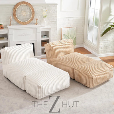 Hobestluk Big Bean Bag Lounger Chairs Large Beanbag Chair for Adults Bean Bag Sofa with Memory Foam Filled for Living Room, Bedroom or Balcony (Grey) THE Z HUT