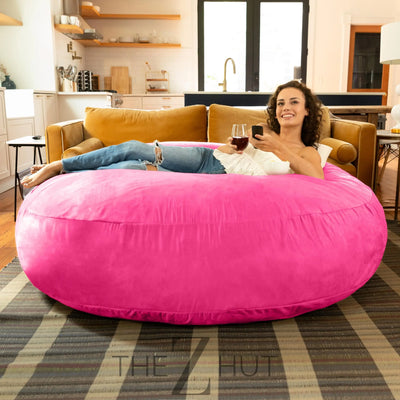 Jaxx 6 Foot Cocoon - 2-in-1 Convertible Bean Bag Bed & Large Bean Bag Chair for Adults, Charcoal THE Z HUT