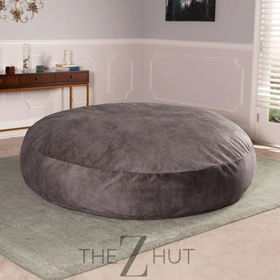 Jaxx 6 Foot Cocoon - 2-in-1 Convertible Bean Bag Bed & Large Bean Bag Chair for Adults, Charcoal THE Z HUT