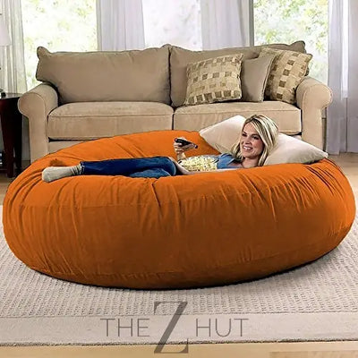 Jaxx 6 Foot Cocoon - 2-in-1 Convertible Bean Bag Bed & Large Bean Bag Chair for Adults, Charcoal THE Z HUT
