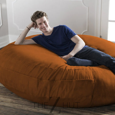 Jaxx 6 Foot Cocoon - 2-in-1 Convertible Bean Bag Bed & Large Bean Bag Chair for Adults, Charcoal THE Z HUT