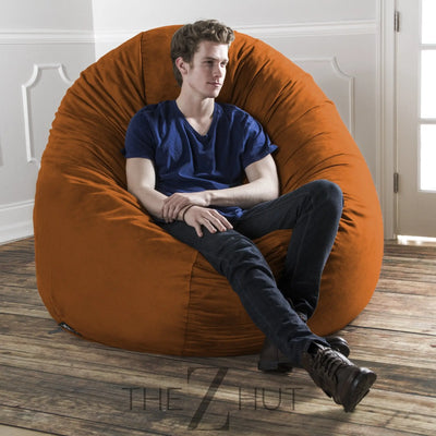 Jaxx 6 Foot Cocoon - 2-in-1 Convertible Bean Bag Bed & Large Bean Bag Chair for Adults, Charcoal THE Z HUT