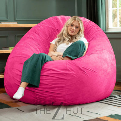 Jaxx 6 Foot Cocoon - 2-in-1 Convertible Bean Bag Bed & Large Bean Bag Chair for Adults, Charcoal THE Z HUT