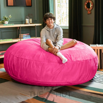 Jaxx 6 Foot Cocoon - 2-in-1 Convertible Bean Bag Bed & Large Bean Bag Chair for Adults, Charcoal THE Z HUT