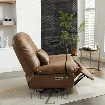 Oversized Electric Recliner Chair, 270 Swivel Rocking Glider Rocker for Adults Modern Ergonomic Lounge Chair Living Room with Phone Stand & Smart Voice Control Theater Seating infinity Picks