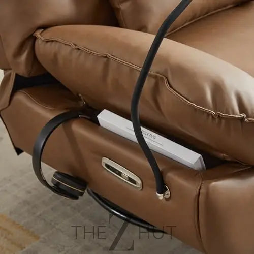 Oversized Electric Recliner Chair, 270 Swivel Rocking Glider Rocker for Adults Modern Ergonomic Lounge Chair Living Room with Phone Stand & Smart Voice Control Theater Seating infinity Picks