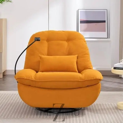 Oversized Electric Recliner Chair, 270 Swivel Rocking Glider Rocker for Adults Modern Ergonomic Lounge Chair Living Room with Phone Stand & Smart Voice Control Theater Seating infinity Picks