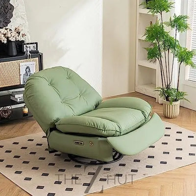 Oversized Electric Recliner Chair, 270 Swivel Rocking Glider Rocker for Adults Modern Ergonomic Lounge Chair Living Room with Phone Stand & Smart Voice Control Theater Seating infinity Picks