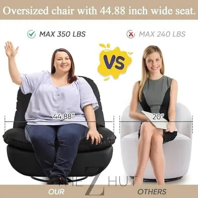 Oversized Electric Recliner Chair, 270 Swivel Rocking Glider Rocker for Adults Modern Ergonomic Lounge Chair Living Room with Phone Stand & Smart Voice Control Theater Seating infinity Picks