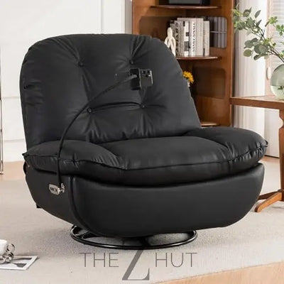 Oversized Electric Recliner Chair, 270 Swivel Rocking Glider Rocker for Adults Modern Ergonomic Lounge Chair Living Room with Phone Stand & Smart Voice Control Theater Seating infinity Picks