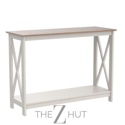 PHI VILLA End Table Living Room Set of 2 - Farmhouse Bed Side Table Nightstands for Bedroom, Ivory White Small Side Table THE Z HUT
