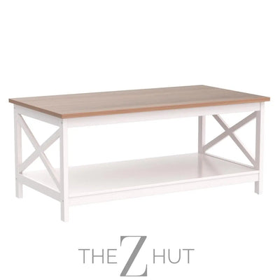 PHI VILLA End Table Living Room Set of 2 - Farmhouse Bed Side Table Nightstands for Bedroom, Ivory White Small Side Table THE Z HUT