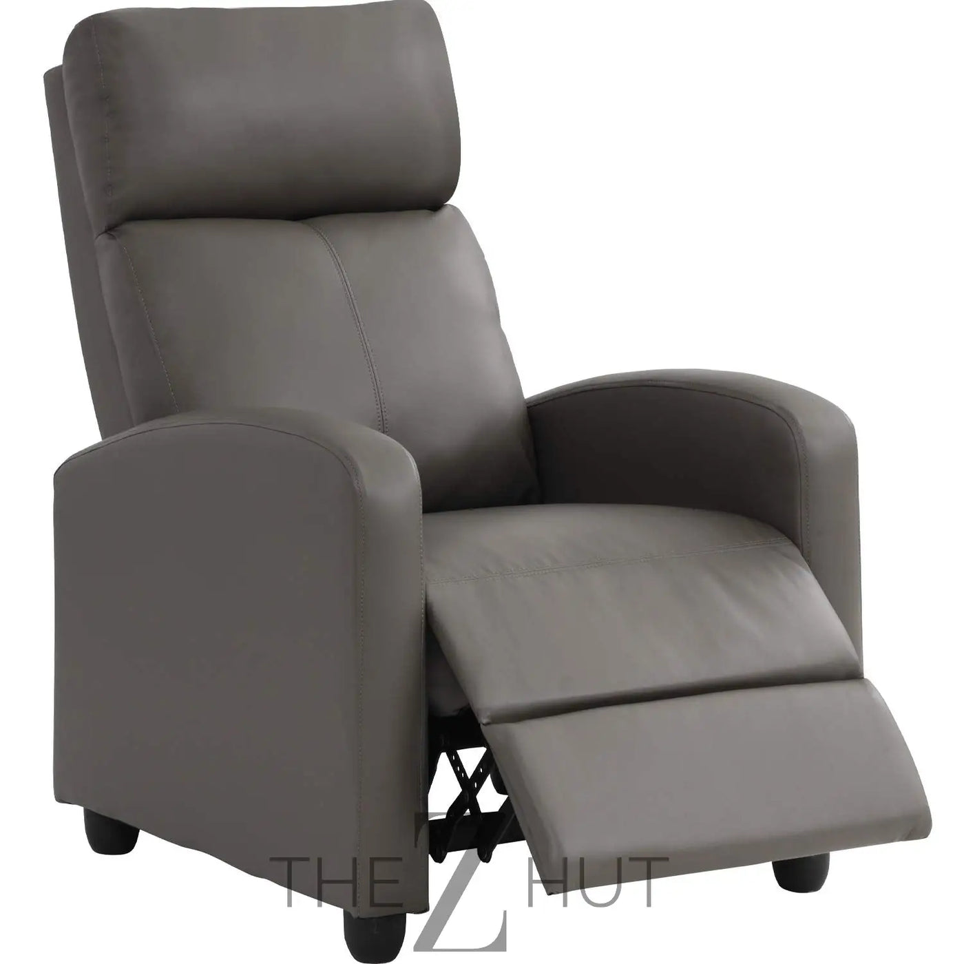 Recliner Chair for Living Room Massage Reading Sofa Home Theater Seating Modern Reclining Easy Lounge with PU Leather Padded Seat Backrest (Black) THE Z HUT