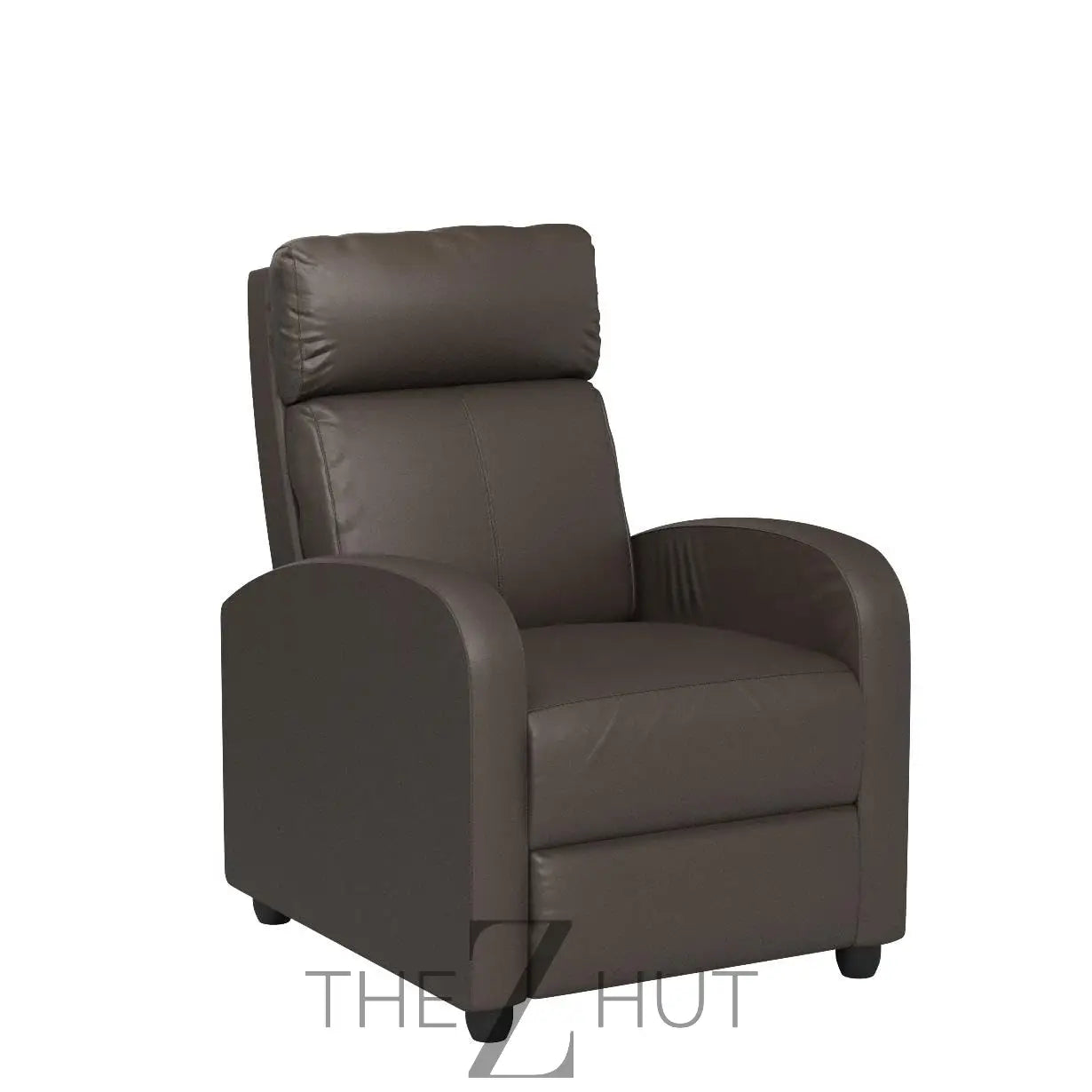 Recliner Chair for Living Room Massage Reading Sofa Home Theater Seating Modern Reclining Easy Lounge with PU Leather Padded Seat Backrest (Black) THE Z HUT