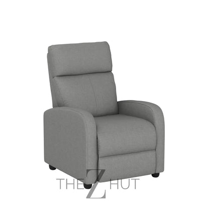 Recliner Chair for Living Room Massage Reading Sofa Home Theater Seating Modern Reclining Easy Lounge with PU Leather Padded Seat Backrest (Black) THE Z HUT