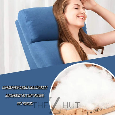 Recliner Chair for Living Room Massage Reading Sofa Home Theater Seating Modern Reclining Easy Lounge with PU Leather Padded Seat Backrest (Black) THE Z HUT