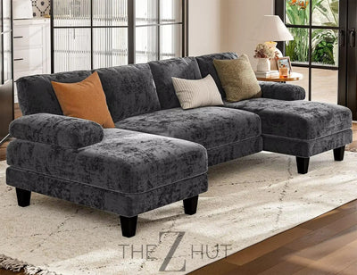 Txtin's U Shaped Sectional Couches for Living Room, 111 Inch Modular Sofa with Double Chaise, Large Lounge Couch for Apartment,Grey THE Z HUT